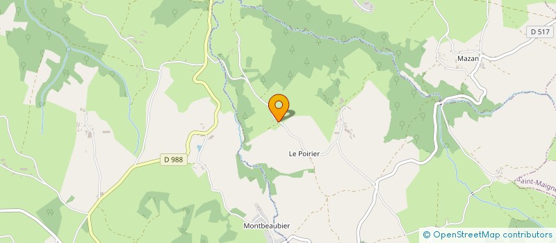 localisation de l'entreprise MONSIEUR REMI BULIDON  BUSSIERES