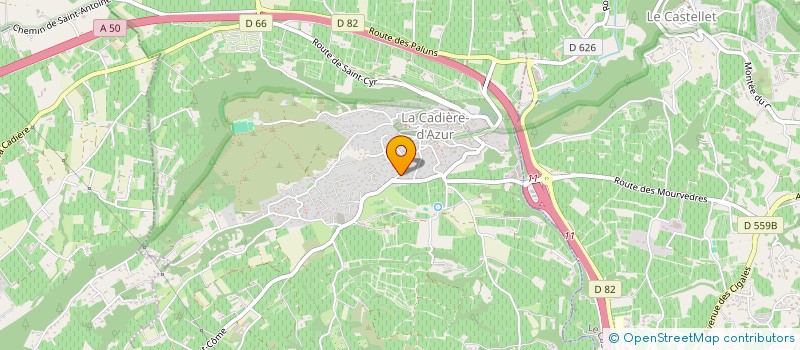 localisation de l'entreprise MONSIEUR REMI CABANIS  LA CADIERE-D'AZUR