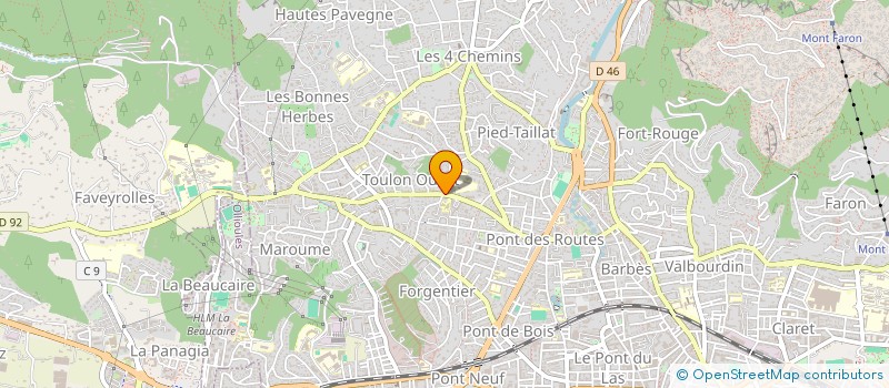 localisation de l'entreprise MONSIEUR REMI CALATAYUD à TOULON