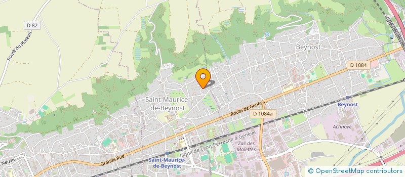 localisation de l'entreprise MONSIEUR REMI CAPBER à SAINT-MAURICE-DE-BEYNOST