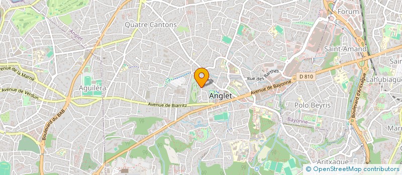 localisation de l'entreprise MONSIEUR REMI CAPDEVILLE  ANGLET