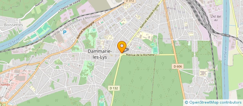 localisation de l'entreprise MONSIEUR REMI CAPILLON à DAMMARIE-LES-LYS