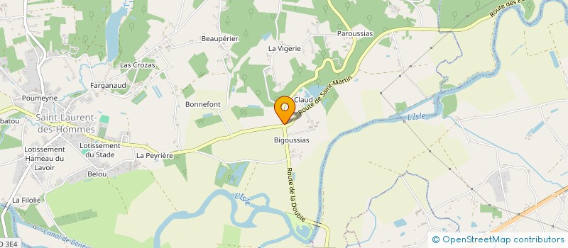 localisation de l'entreprise MONSIEUR REMI CAPPELIEZ  SAINT-LAURENT-DES-HOMMES