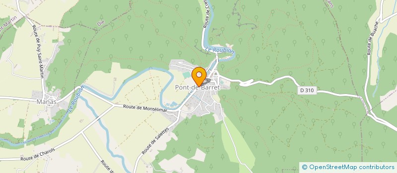 localisation de l'entreprise MONSIEUR REMI CAPRON  PONT-DE-BARRET