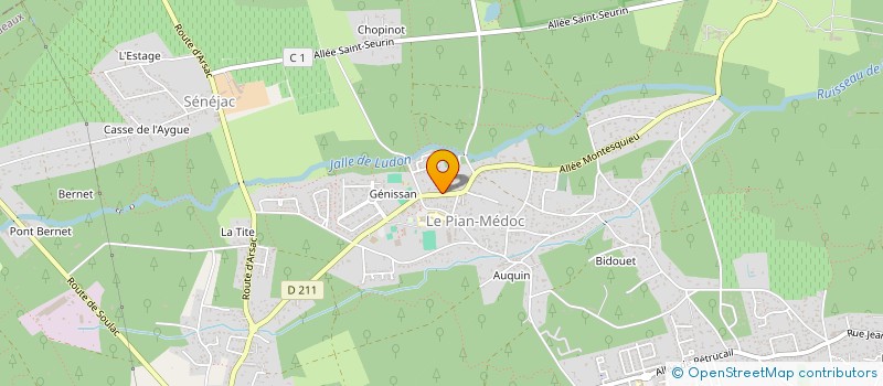 localisation de l'entreprise MONSIEUR REMI CARDESSE  LE PIAN-MEDOC