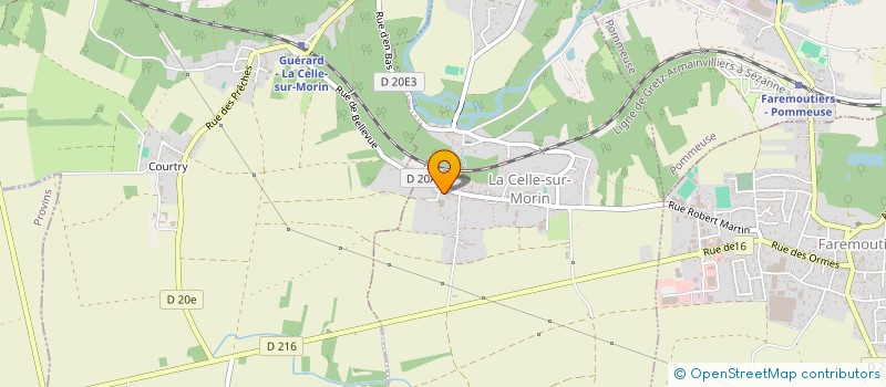 localisation de l'entreprise MONSIEUR REMI CARDOSO NEVES  LA CELLE-SUR-MORIN