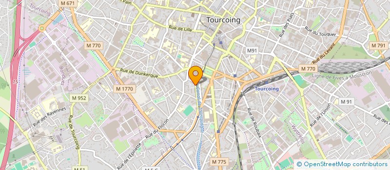localisation de l'entreprise MONSIEUR REMI CARON à TOURCOING