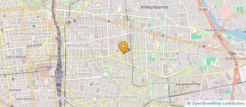 localisation de l'entreprise MONSIEUR REMI CASADABAN  VILLEURBANNE