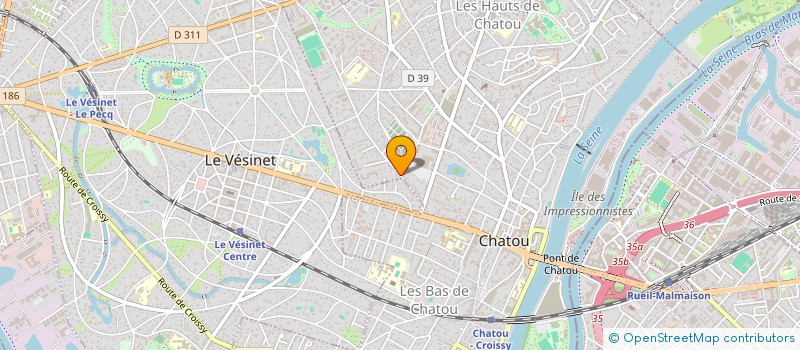 localisation de l'entreprise MONSIEUR REMI CASTEL  CHATOU