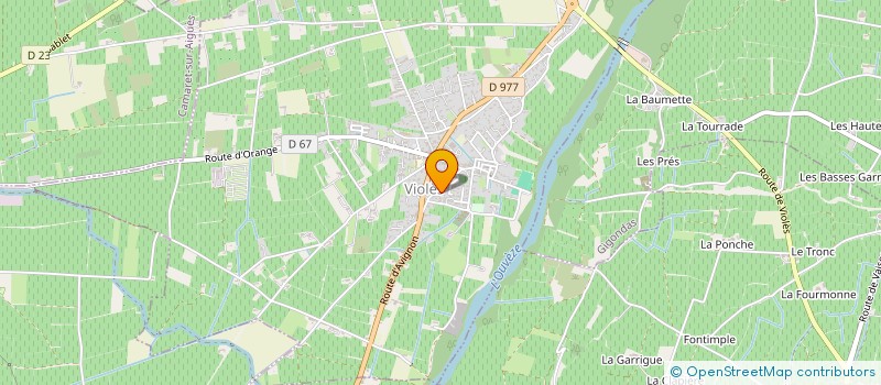 localisation de l'entreprise MONSIEUR REMI CAVAGNA  VIOLES