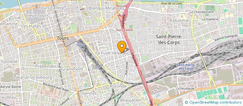 localisation de l'entreprise MONSIEUR REMI CAVALLI  TOURS