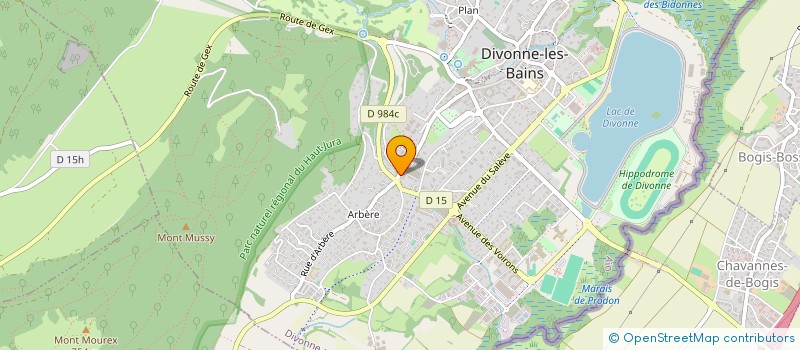 localisation de l'entreprise MONSIEUR REMI CEGARRA  DIVONNE-LES-BAINS