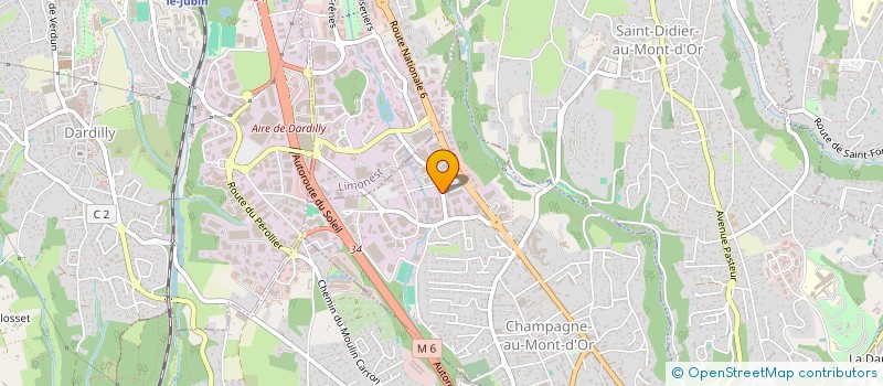 localisation de l'entreprise MONSIEUR REMI CELIK  CHAMPAGNE-AU-MONT-D'OR