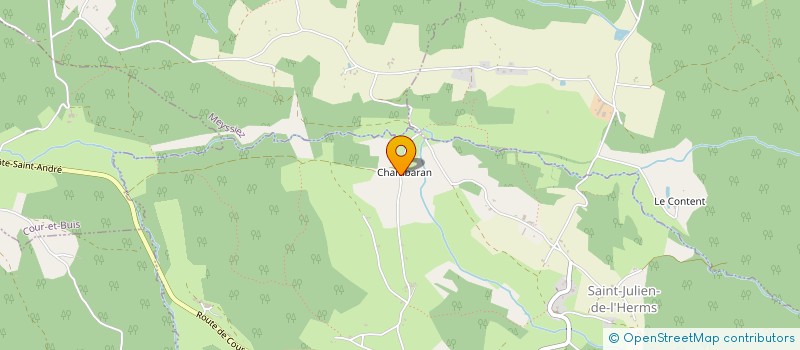 localisation de l'entreprise MONSIEUR REMI CELLIER  SAINT-JULIEN-DE-L'HERMS