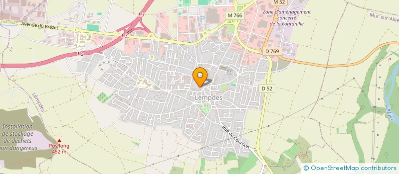localisation de l'entreprise MONSIEUR REMI CHAMBON  LEMPDES
