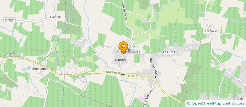 localisation de l'entreprise MONSIEUR REMI CHAPOU à SAINT-GIRONS-D'AIGUEVIVES