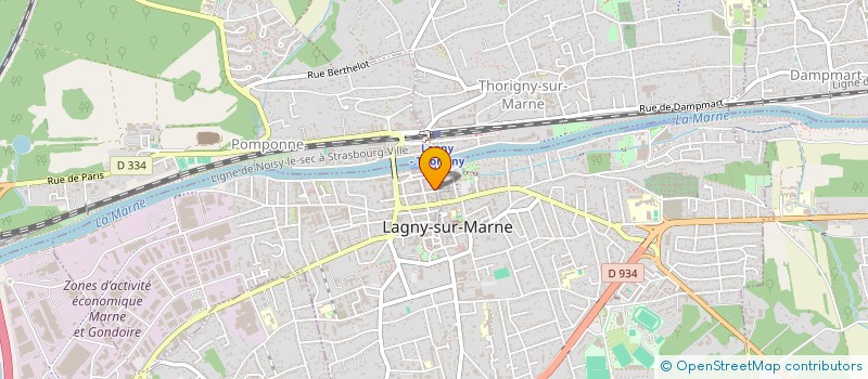 localisation de l'entreprise MONSIEUR REMI CHARAVIN  LAGNY-SUR-MARNE