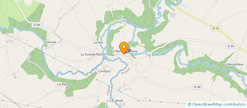 localisation de l'entreprise MONSIEUR REMI CHARRET à PRISSAC