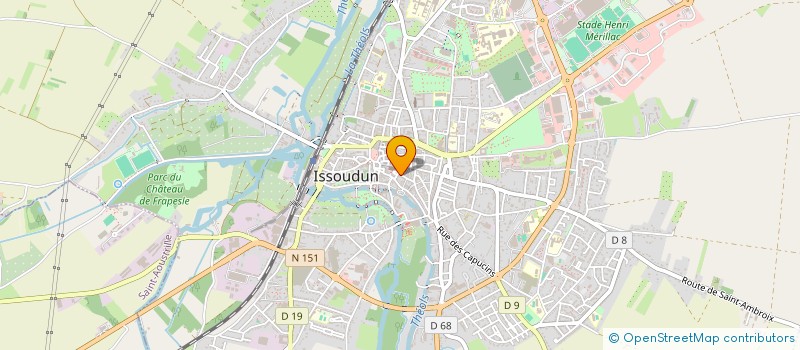 localisation de l'entreprise MONSIEUR REMI CHARVIN à ISSOUDUN