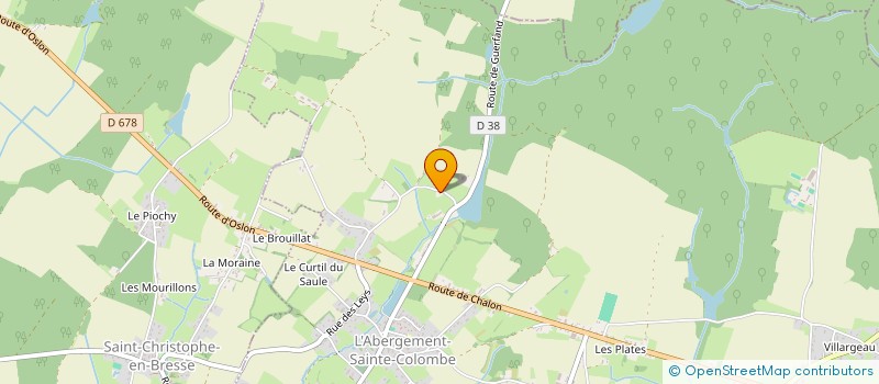 localisation de l'entreprise MONSIEUR REMI CHERUBINI  L'ABERGEMENT-SAINTE-COLOMBE