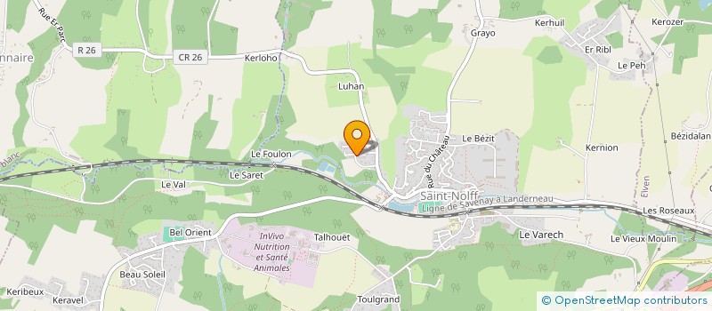 localisation de l'entreprise MONSIEUR REMI CHEVALIER  SAINT-NOLFF