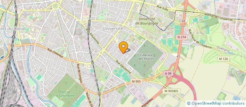 localisation de l'entreprise MONSIEUR REMI CHEVASSON à DIJON