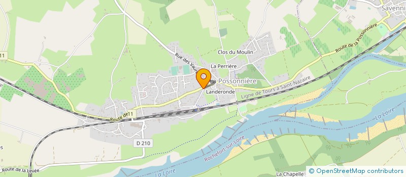 localisation de l'entreprise MONSIEUR REMI CHOBARD  LA POSSONNIERE