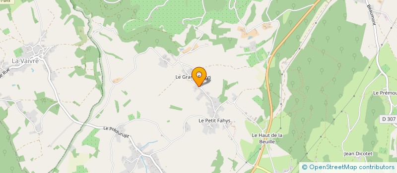 localisation de l'entreprise MONSIEUR REMI CHOLLEY à FOUGEROLLES-SAINT-VALBERT