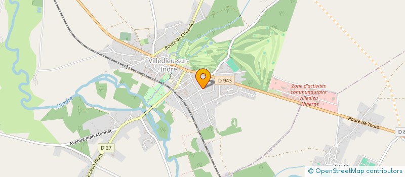 localisation de l'entreprise MONSIEUR REMI CHOTARD à VILLEDIEU-SUR-INDRE