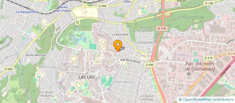 localisation de l'entreprise MONSIEUR REMI CHRETIEN à LES ULIS