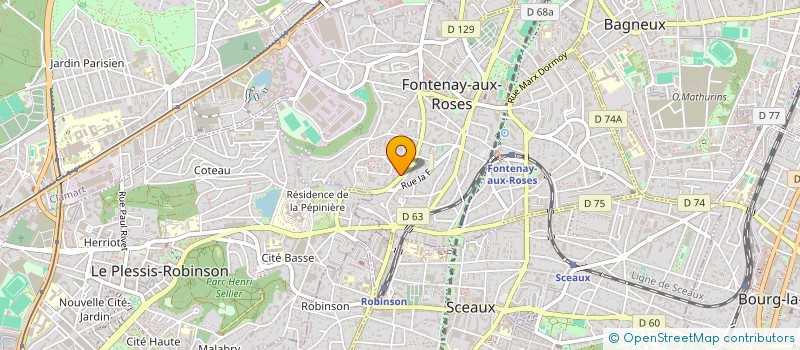 localisation de l'entreprise MONSIEUR REMI CICERONE à FONTENAY-AUX-ROSES