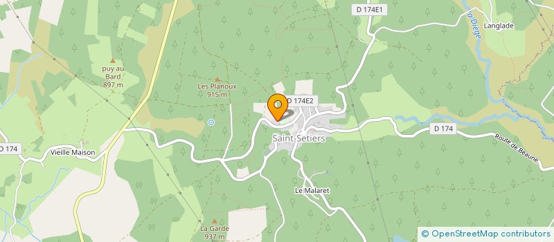 localisation de l'entreprise MONSIEUR REMI CISTERNE  CHAVANAC