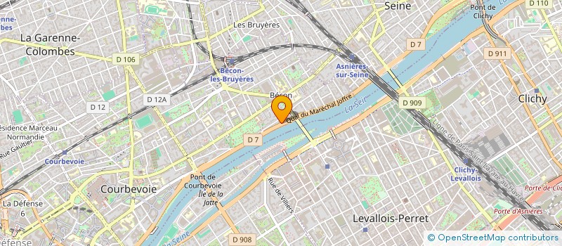 localisation de l'entreprise MONSIEUR REMI CLARAS à COURBEVOIE