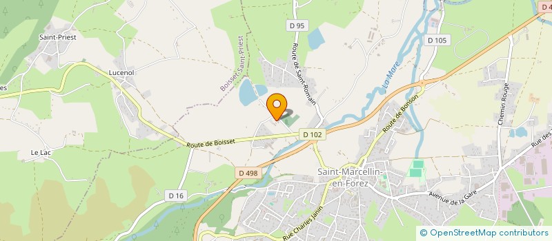 localisation de l'entreprise MONSIEUR REMI CLAUDEL  SAINT-MARCELLIN-EN-FOREZ