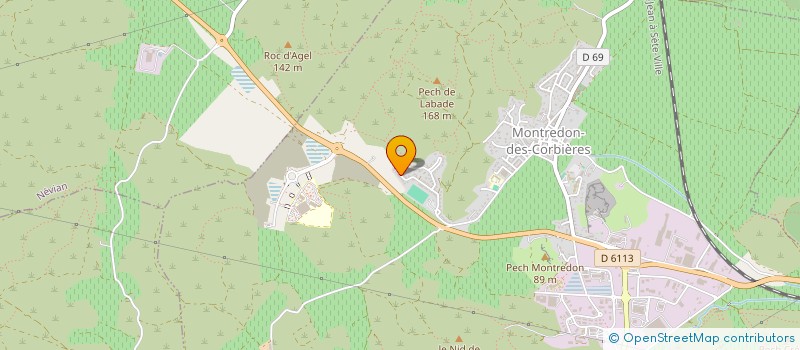 localisation de l'entreprise MONSIEUR REMI CLIMENT  MONTREDON-DES-CORBIERES