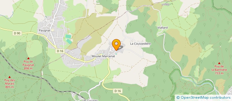 localisation de l'entreprise MONSIEUR REMI COHADON  VOLVIC