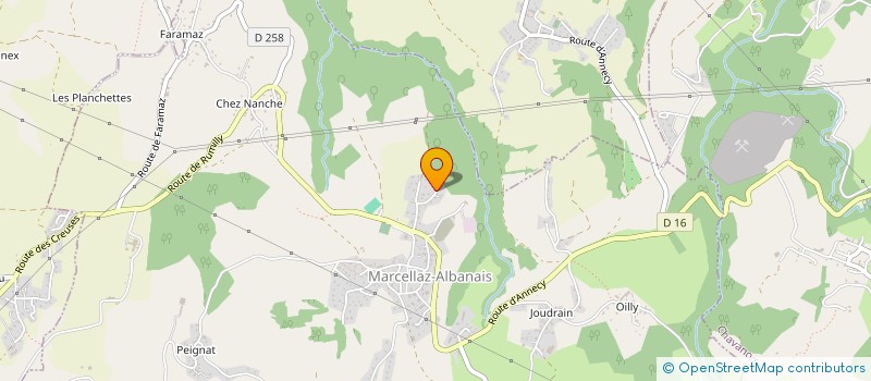 localisation de l'entreprise MONSIEUR REMI COLLIGNON  MARCELLAZ-ALBANAIS