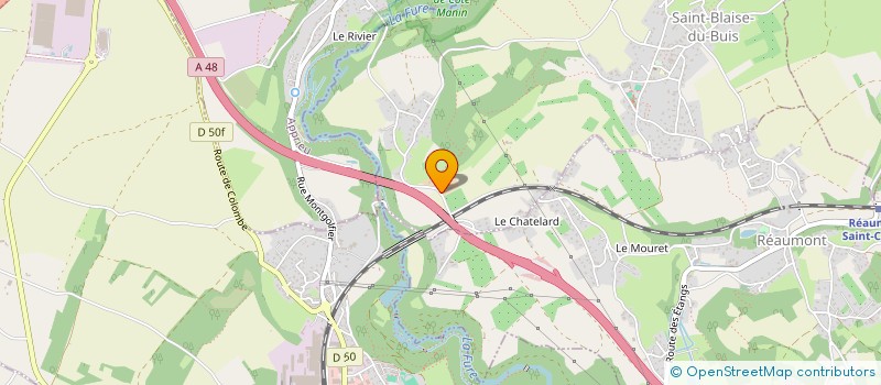 localisation de l'entreprise MONSIEUR REMI COLOMB  SAINT-BLAISE-DU-BUIS