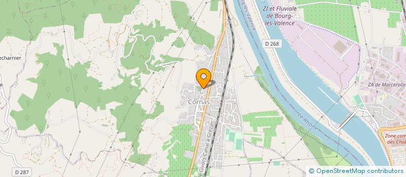 localisation de l'entreprise MONSIEUR REMI COMBEDIMANCHE  CORNAS