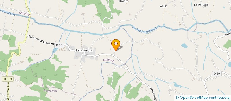 localisation de l'entreprise MONSIEUR REMI CONSTANT BELREPAYRE  MOLIERES