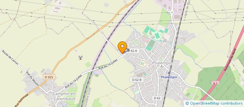 localisation de l'entreprise MONSIEUR REMI COPPIN  PHALEMPIN