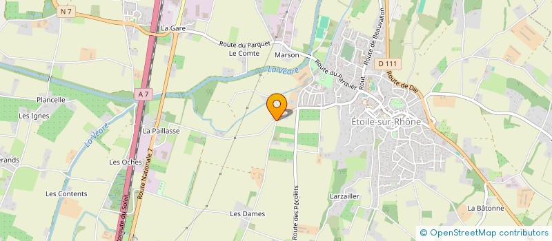 localisation de l'entreprise MONSIEUR REMI COQUARD à ETOILE-SUR-RHONE