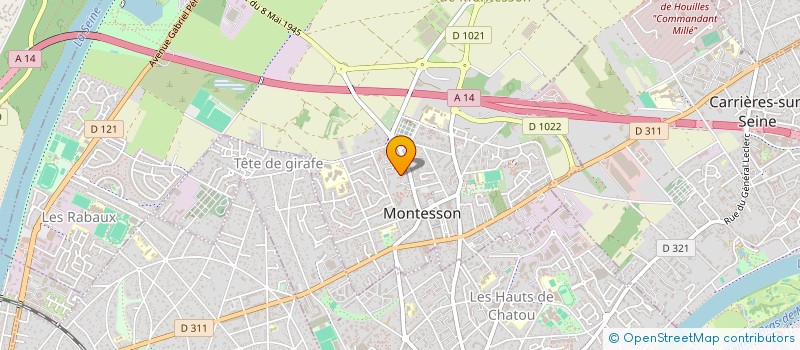 localisation de l'entreprise MONSIEUR REMI COQUET à MONTESSON