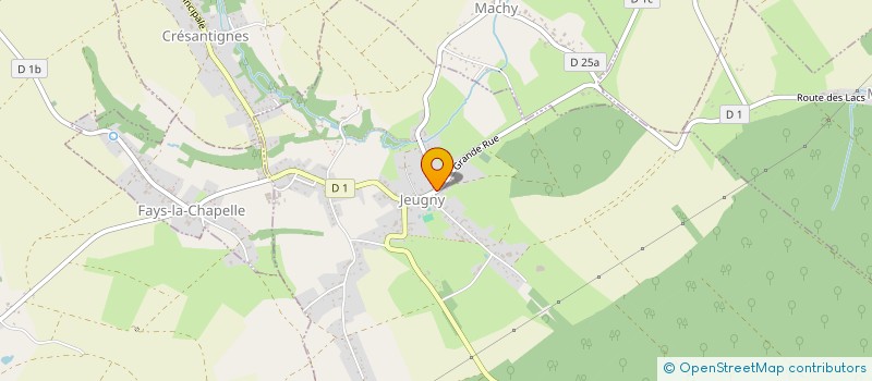 localisation de l'entreprise MONSIEUR REMI COQUILLE à JEUGNY