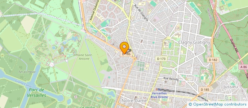 localisation de l'entreprise MONSIEUR REMI CORDIER  VERSAILLES