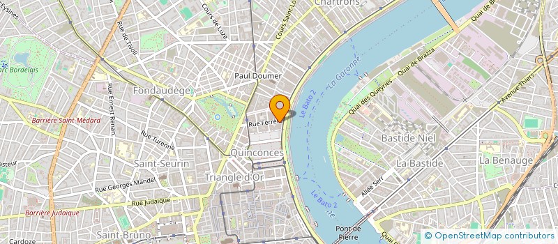 localisation de l'entreprise MONSIEUR REMI CORNARDEAU  BORDEAUX