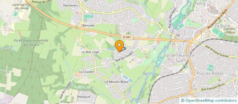 localisation de l'entreprise MONSIEUR REMI CORNIER à LIMOGES