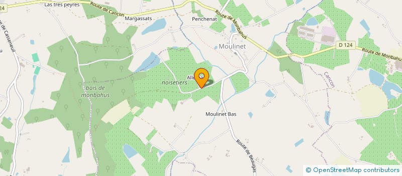 localisation de l'entreprise MONSIEUR REMI COSTES  MOULINET