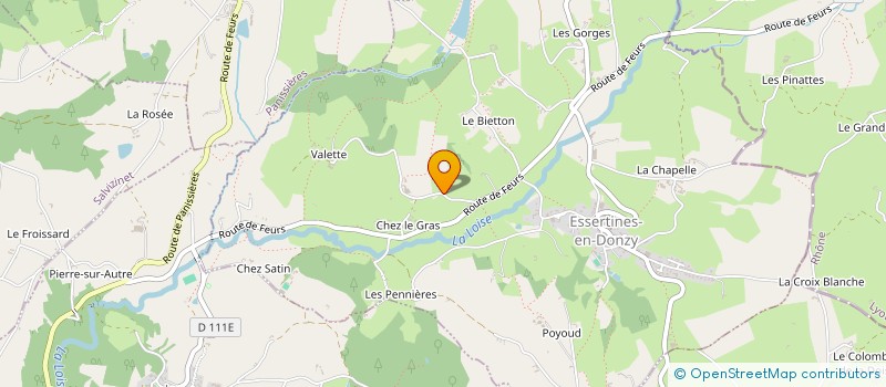 localisation de l'entreprise MONSIEUR REMI COTTANCIN à ESSERTINES-EN-DONZY
