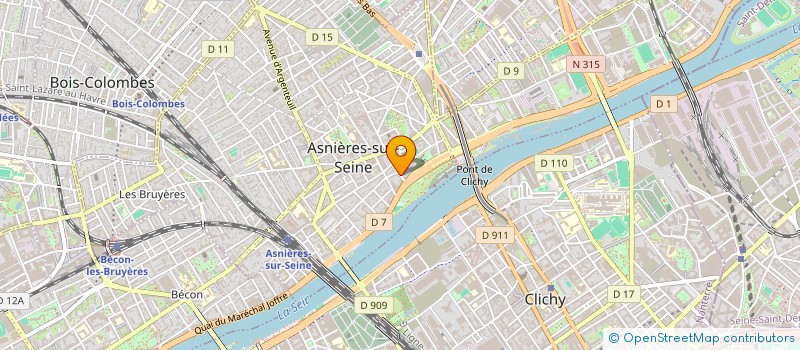 localisation de l'entreprise MONSIEUR REMI COTTET à ASNIERES-SUR-SEINE